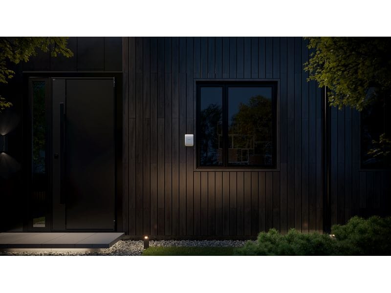 AJAX Baseline DualCurtain Outdoor Jeweller Weiss Drahtloser bidirektionaler Vorhang-Bewegungsmelder für den Aussenbereich
