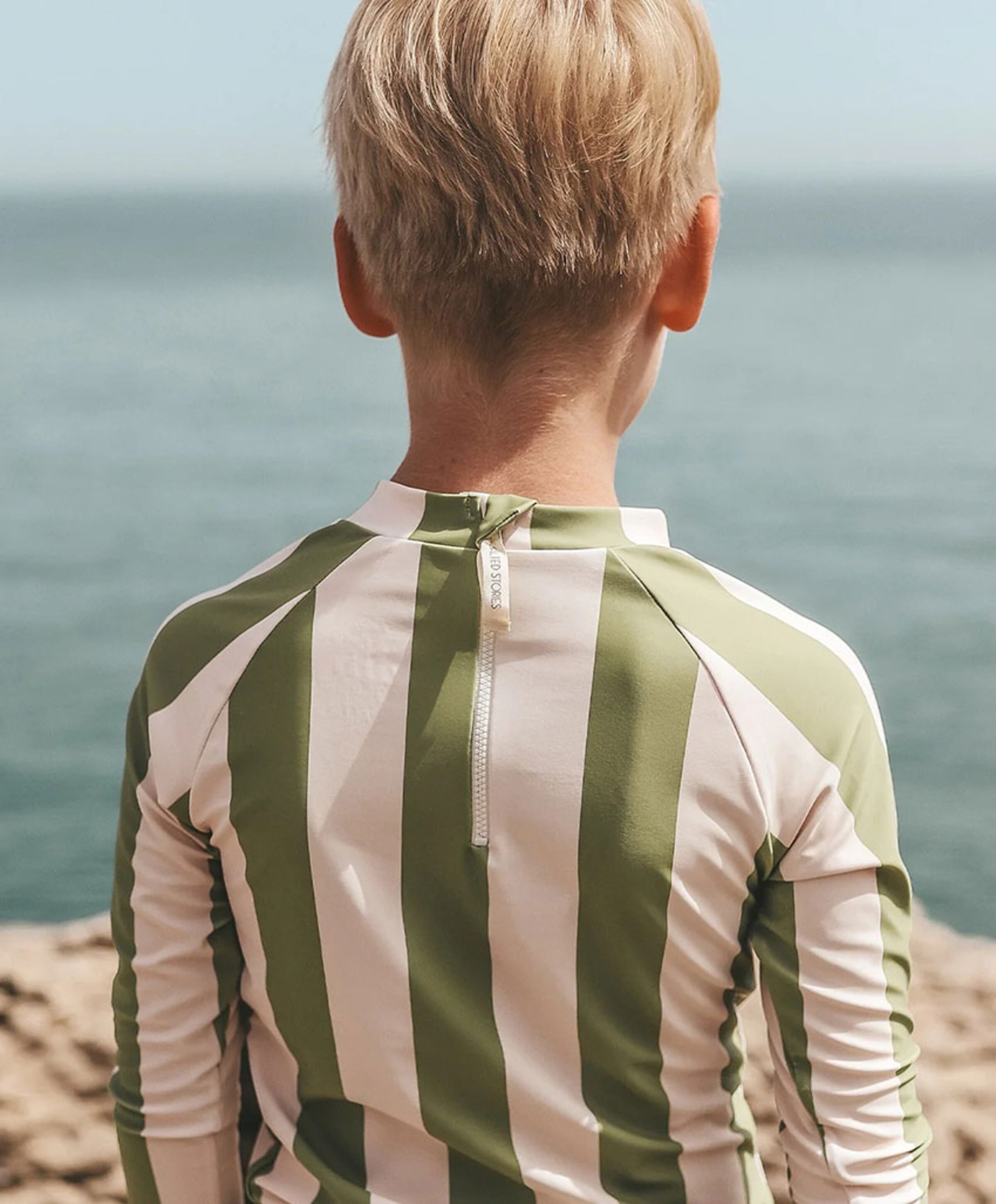 Salted stories Zwemshirt groen