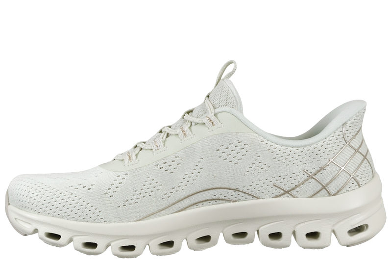 SKECHERS GLIDE STEP ELEVATE - AMAZE OFF WHITE SNEAKER SLIP-INS