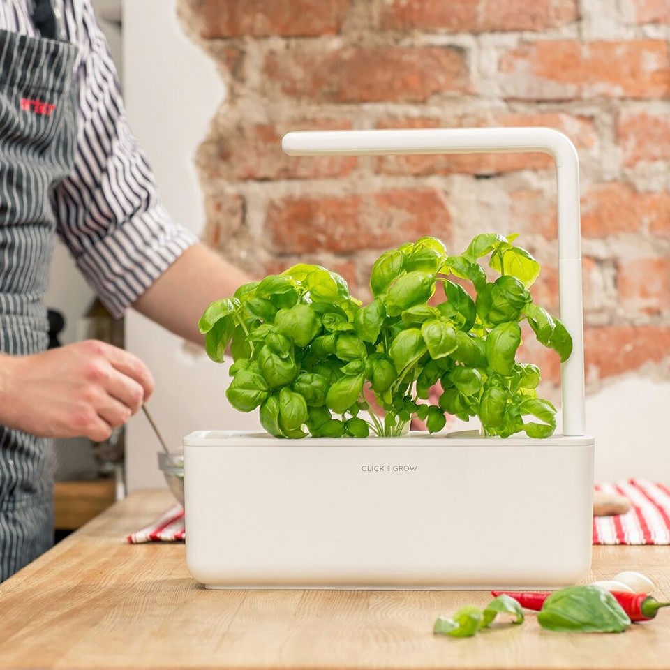 Click and Grow - Smart Garden 3 Startkit - Mørkegrå (SGS8UNI)