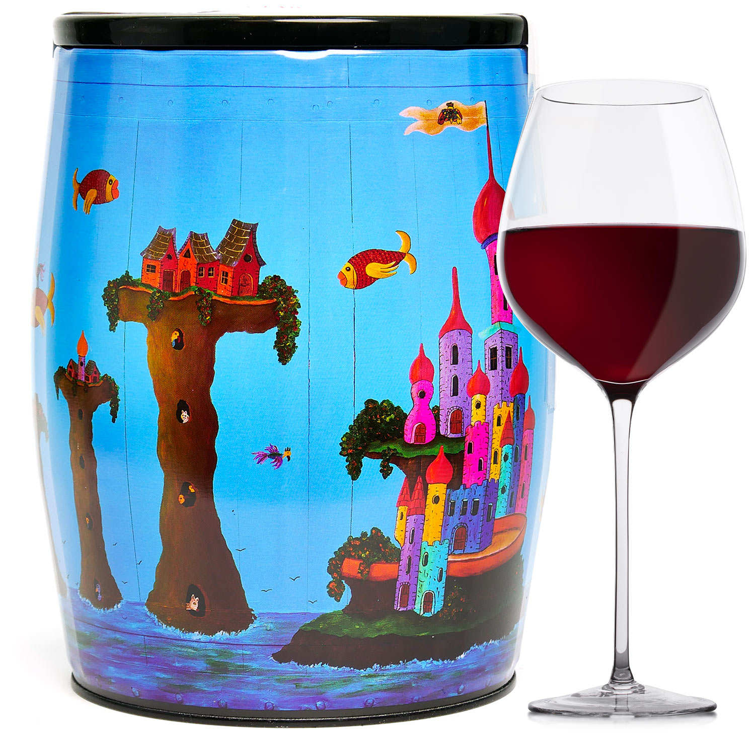 Bib'Art Françoise Leblond vin rouge Le Benjamin de Puech Haut