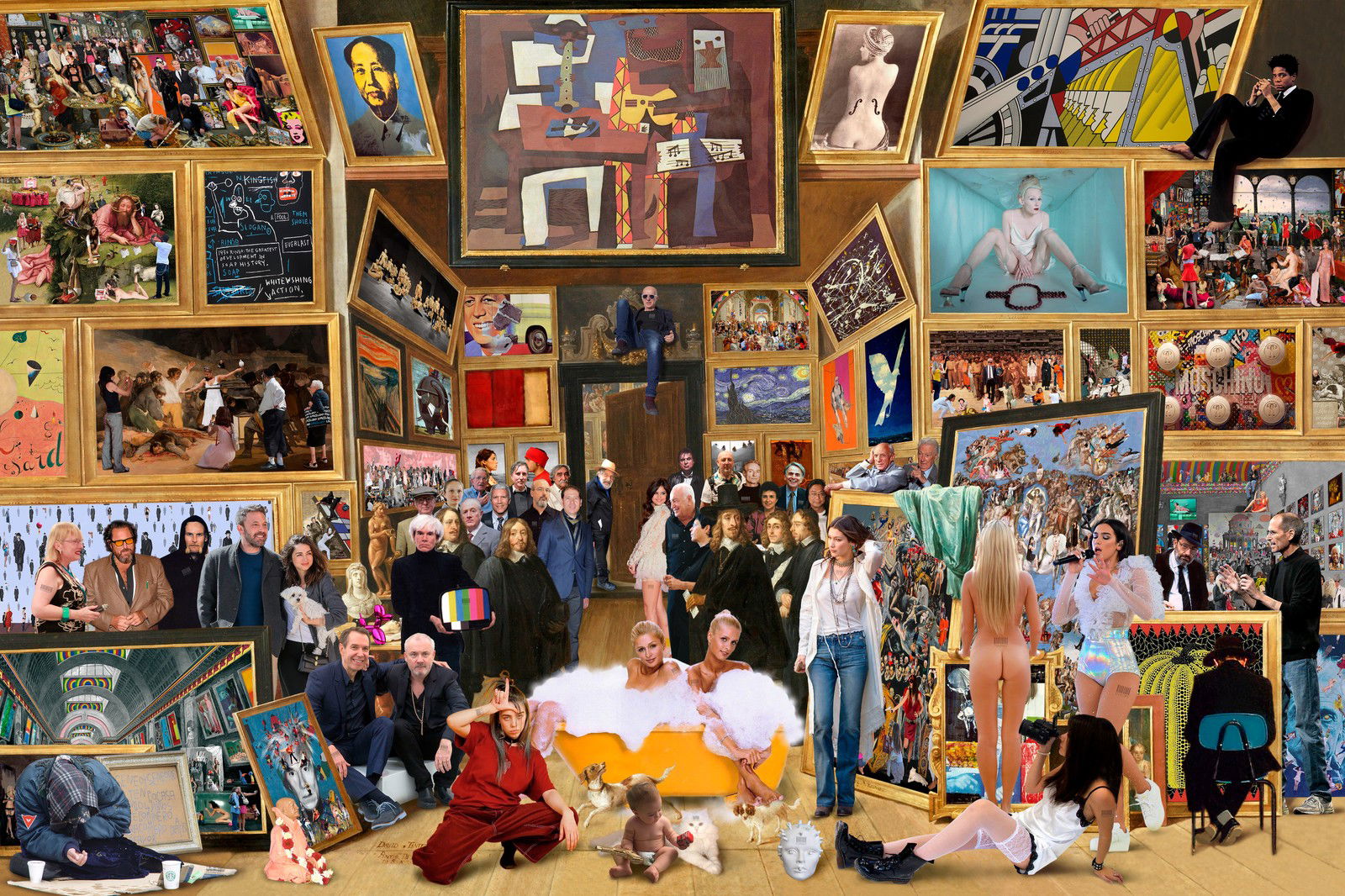 Archduke Leopold William in his Gallery of paintings in Brussels, Teniers by Lluis Barba Cantos - Limited Edition. Edition of: 100. Signed.