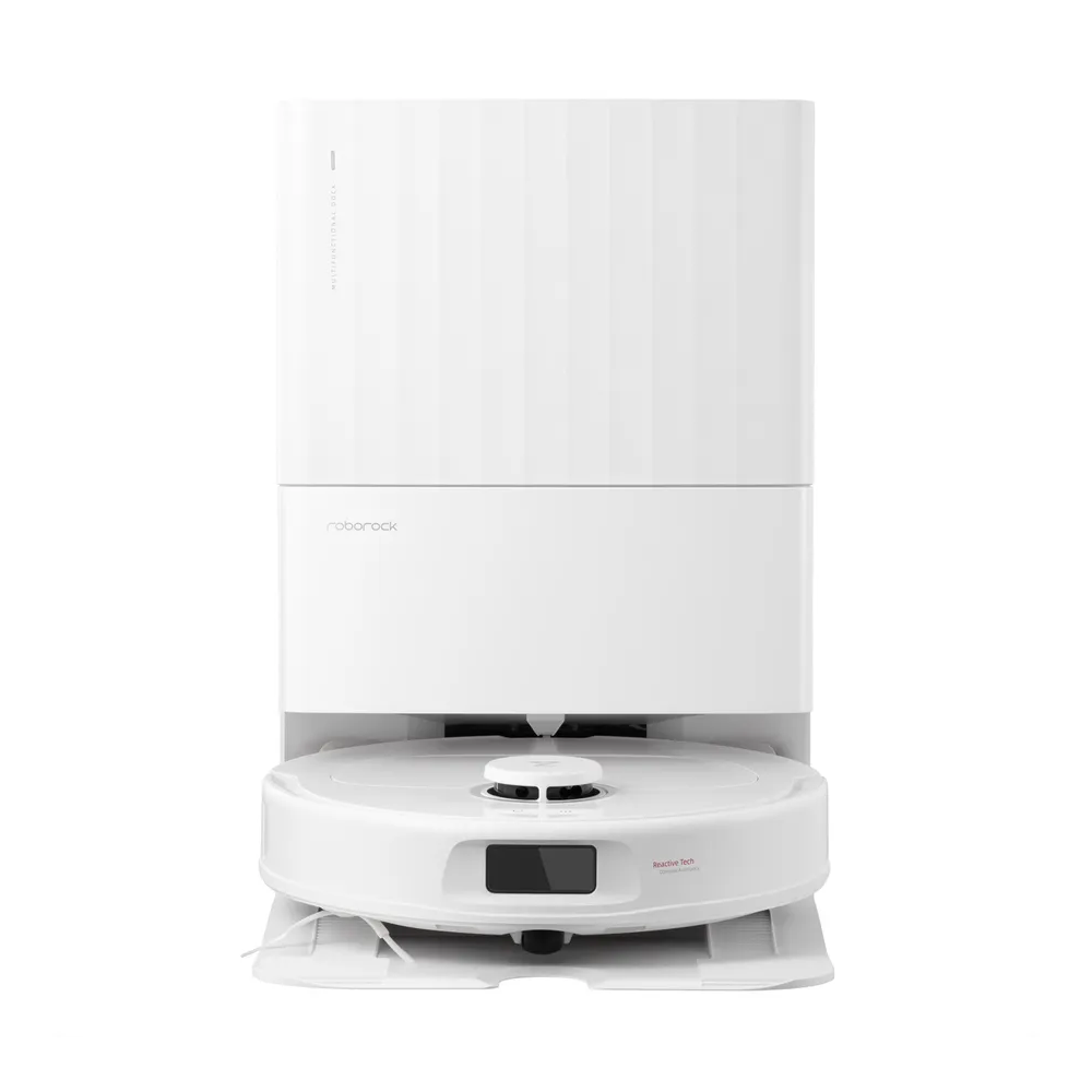 Qrevo Plus Staubsaug-Roboter Staubsauger Nass / Trocken Bodenreinigung mit Dockingstation / App Steuerung (QRPS02-00) - Weiss