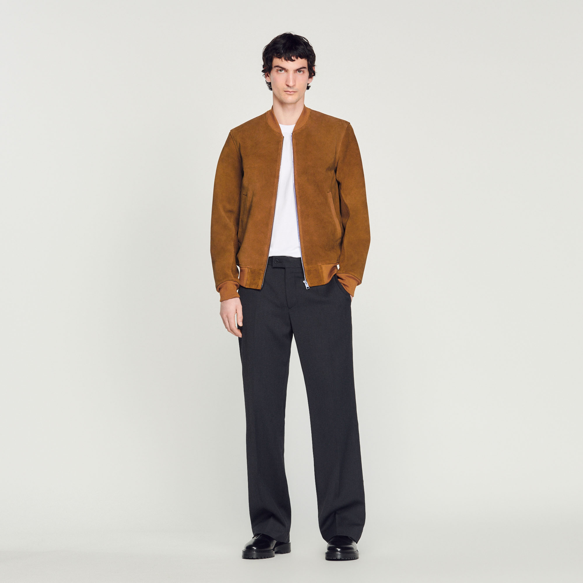 Blouson en cuir d'une tannerie certifiee