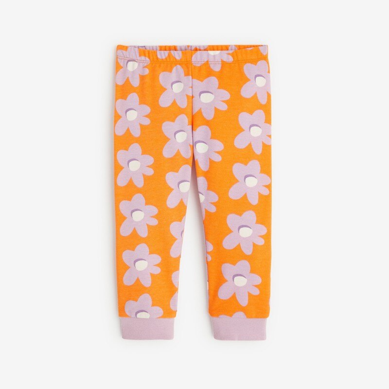 Pantalon fleuri bébé fille rose corail Catimini Rose