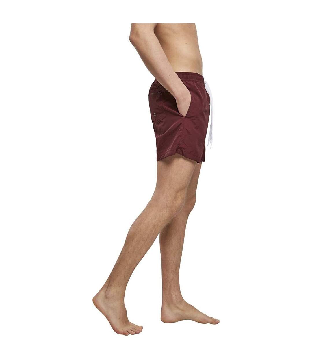 Build Your Brand - Short de bain - Homme (Rouge vif) - UTRW8372