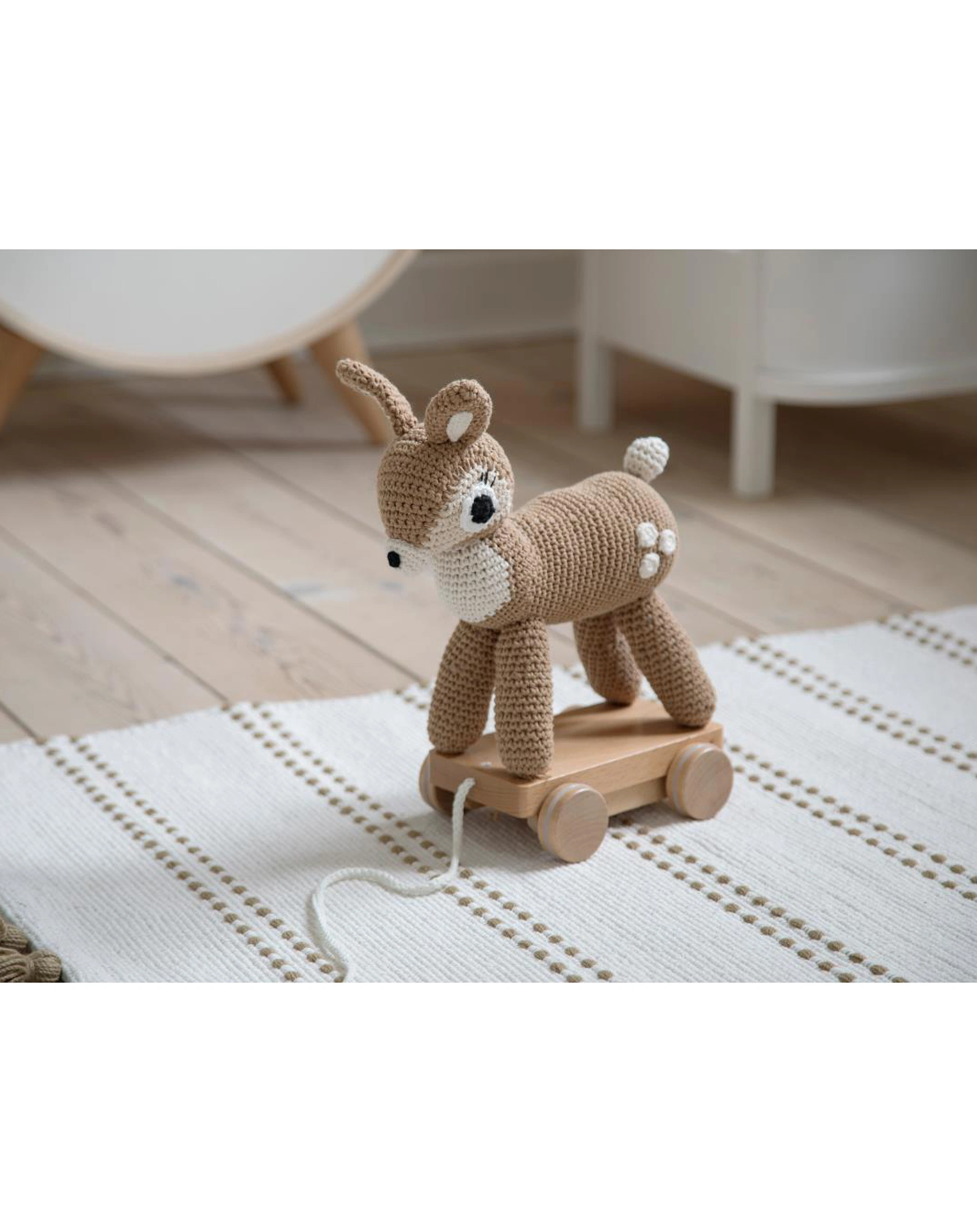 Nachziehtier DIXI DAS REH in light brown