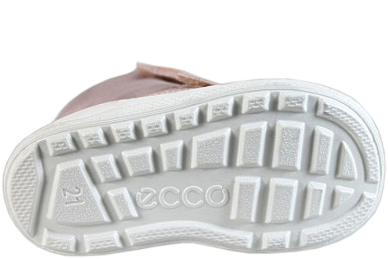 ECCO URBAN MINI STØVLE I ROSA TEKSTIL OG SKIND