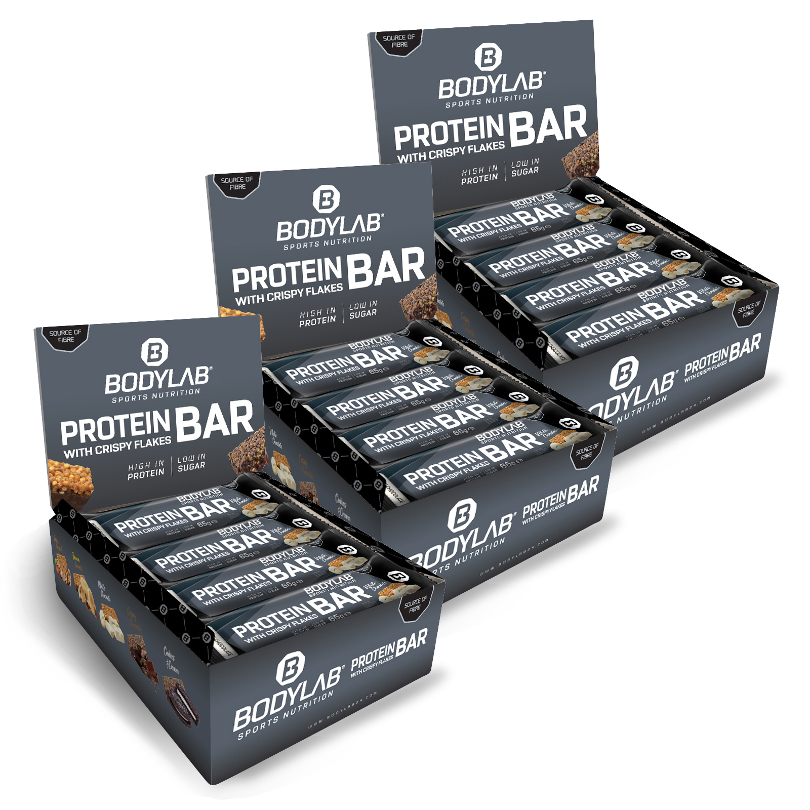 3 x Crispy Protein Bar (je 12x65g)