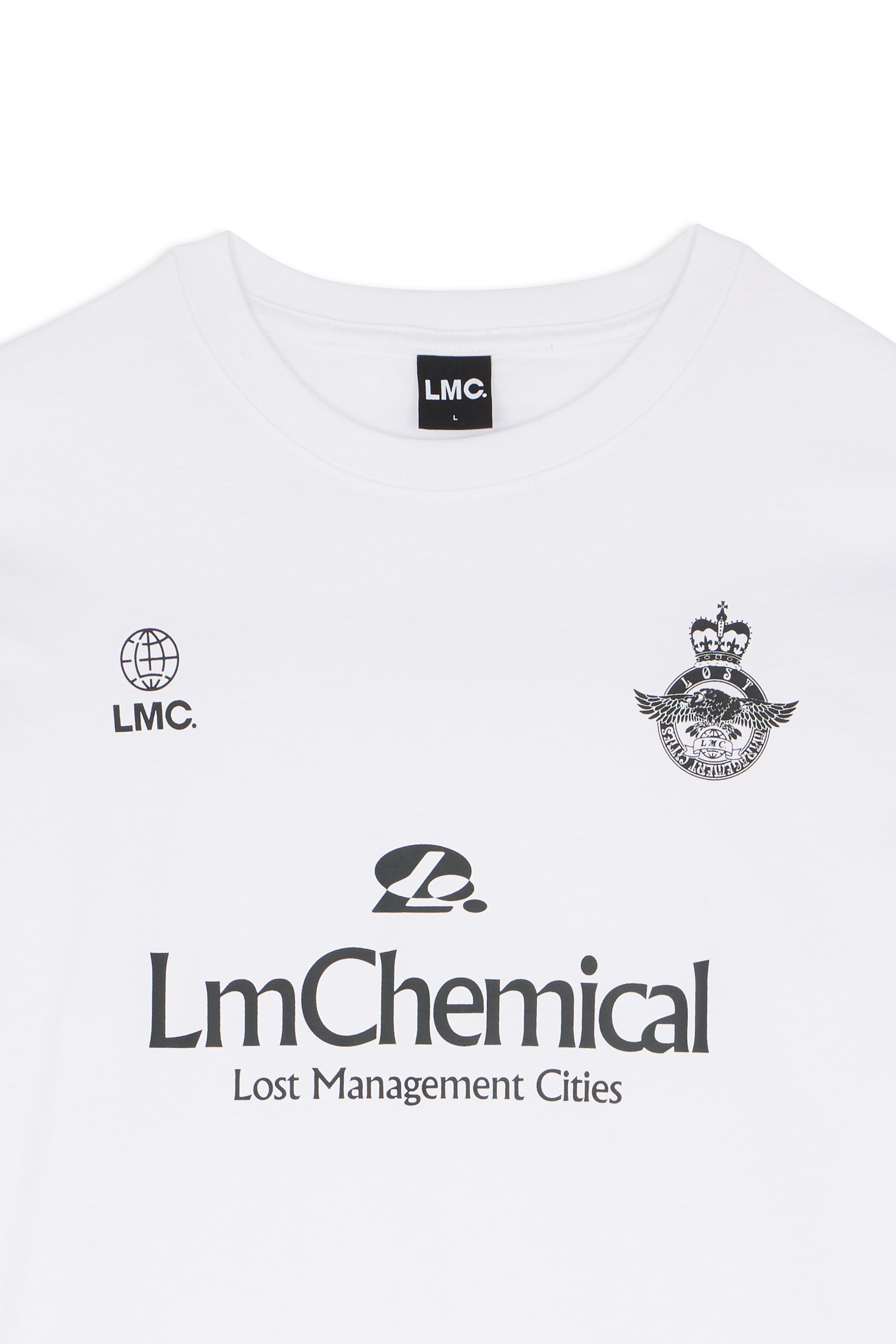 LOST MANAGEMENT CITIES T-shirt CHEMICAL SOCCER Noir