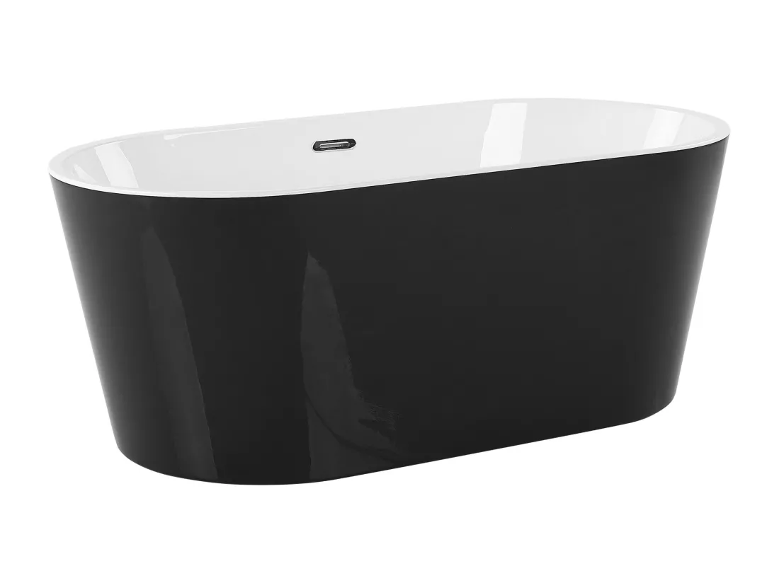 Baignoire îlot noire 170 cm HAVANA