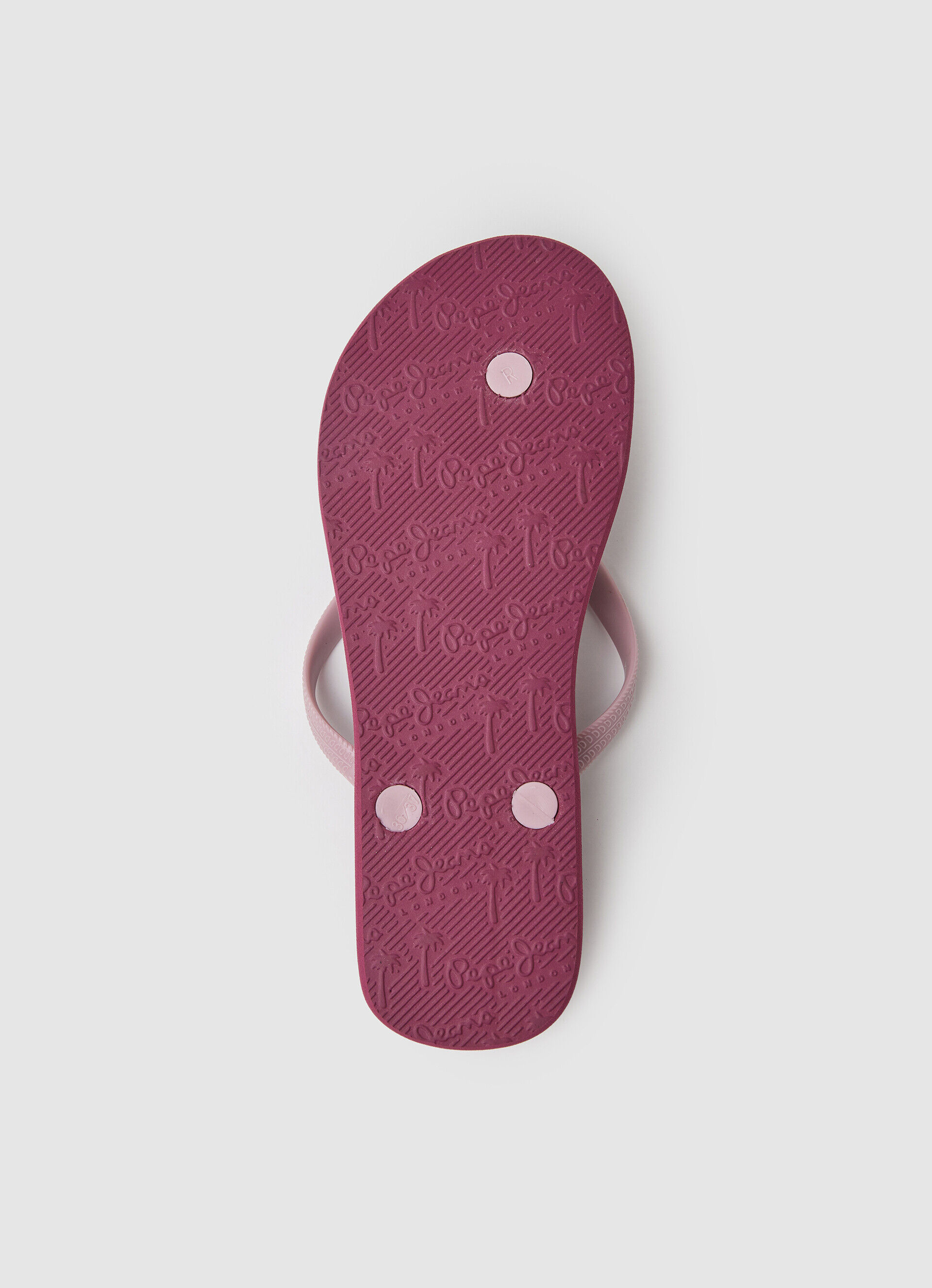 Chinelo de praia RAKE PLAY - vermelho acinzentado