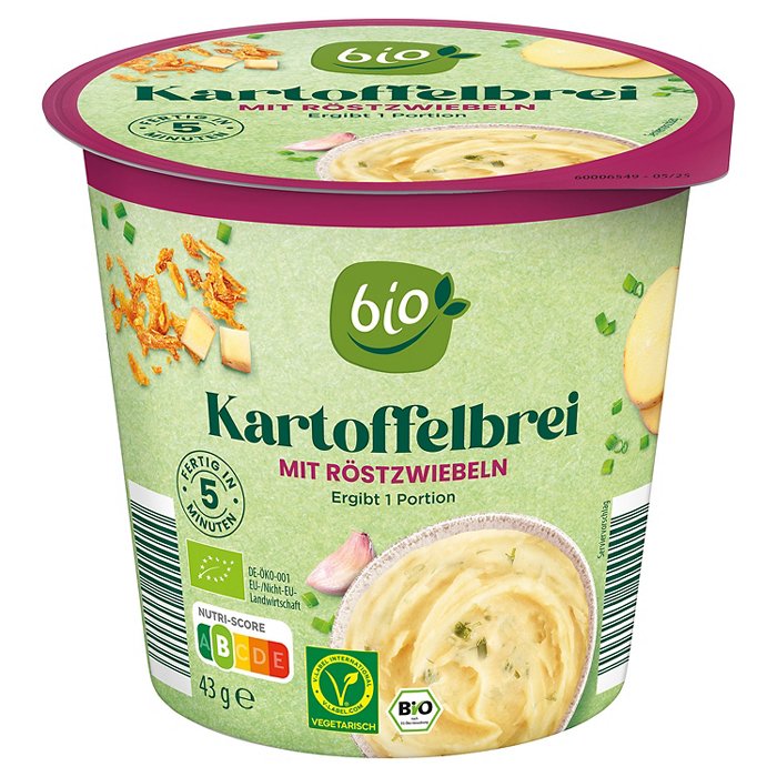 BIO Bio-Bechergerichte 43 g, Kartoffelpüree