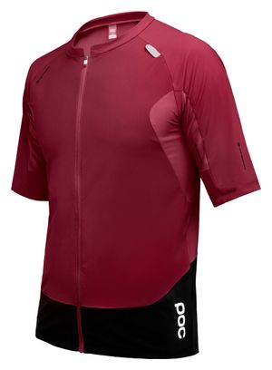 Maillot Manches Courtes POC Résistance Pro Enduro Rouge