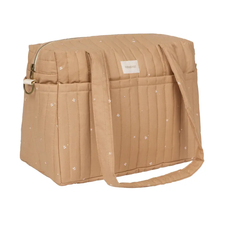 Nobodinoz Sac à langer Stories en coton bio | Blush