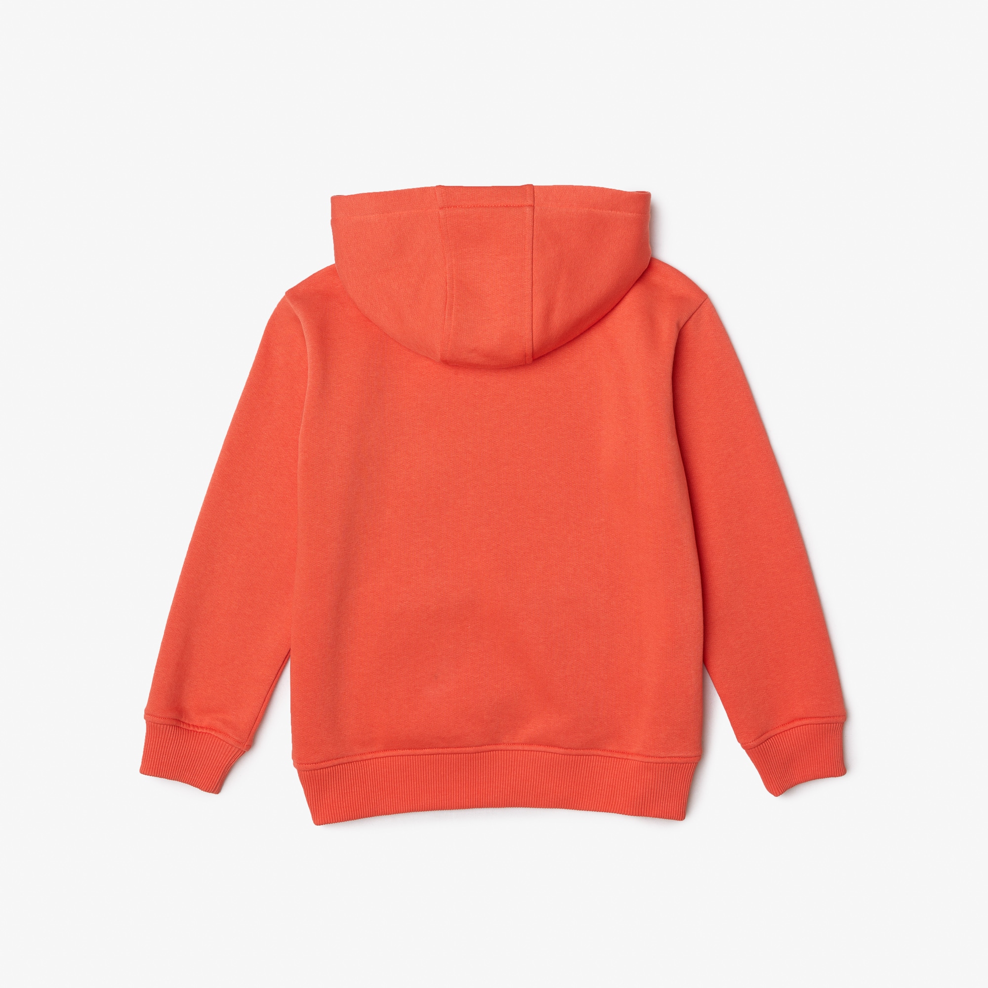 Sweatshirt à capuche enfant en molleton de coton biologique Pullovers & Sweatshirts - Orange - Lacoste - Enfant