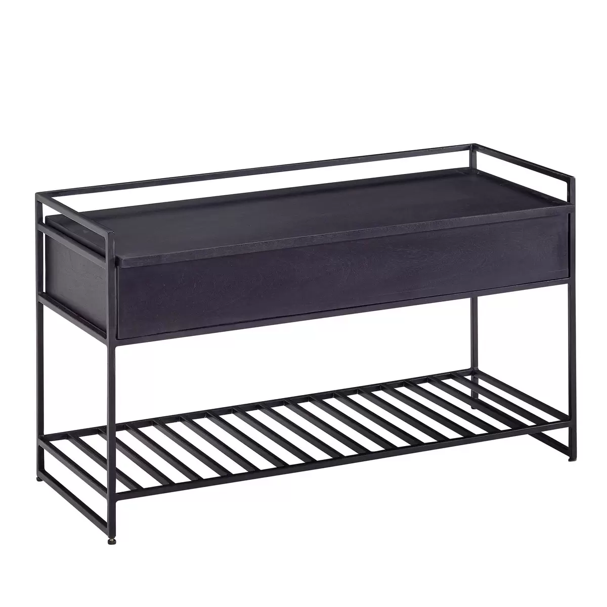 Sitzbank Bordeaux Schwarz