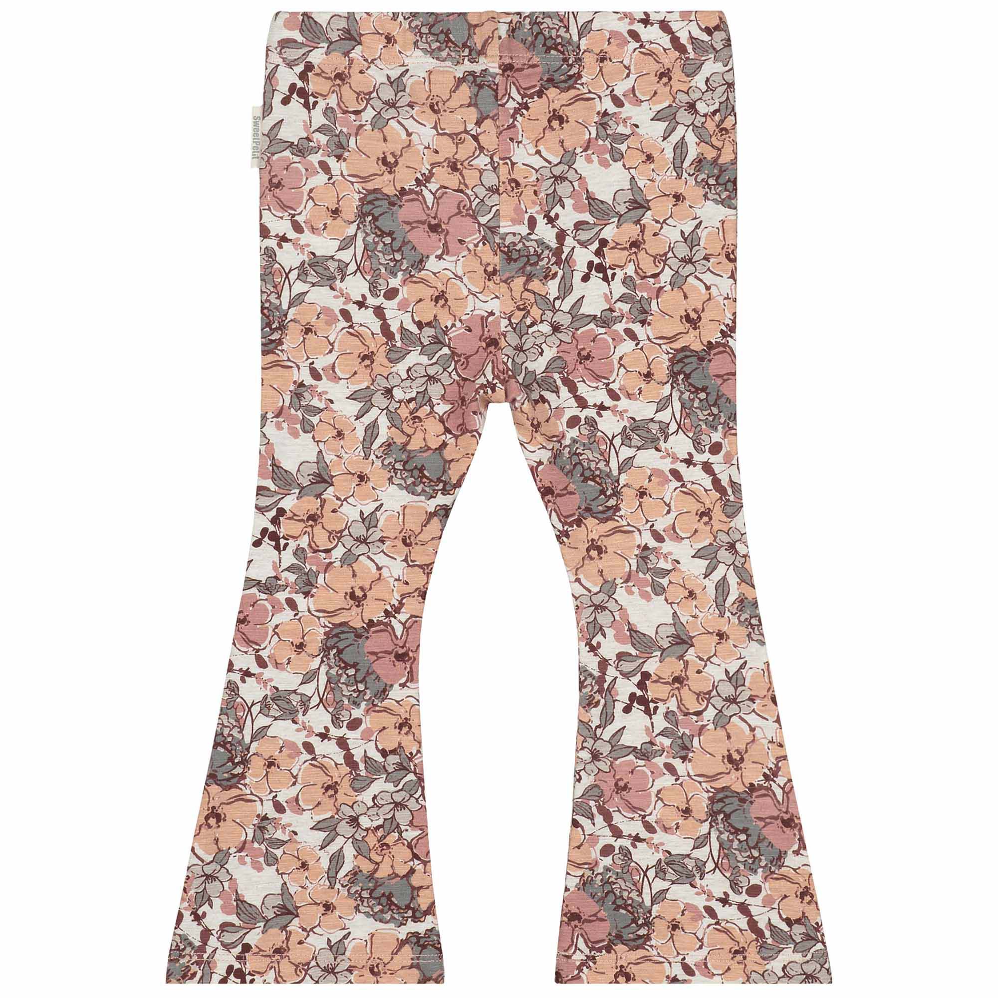 Sweet Petit baby broek Rosie  bloemen roze