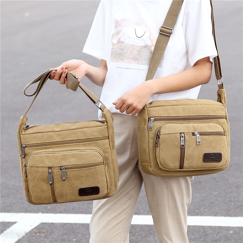 Golden Kelly - Canvas Crossbody Tas