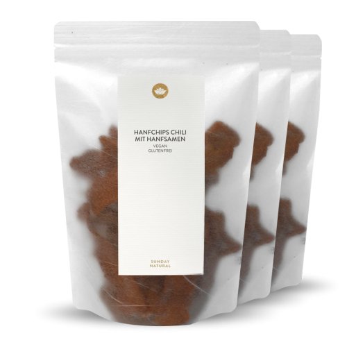 Sunday Natural Products  Hanfchips ChiliMit Hanfsamen