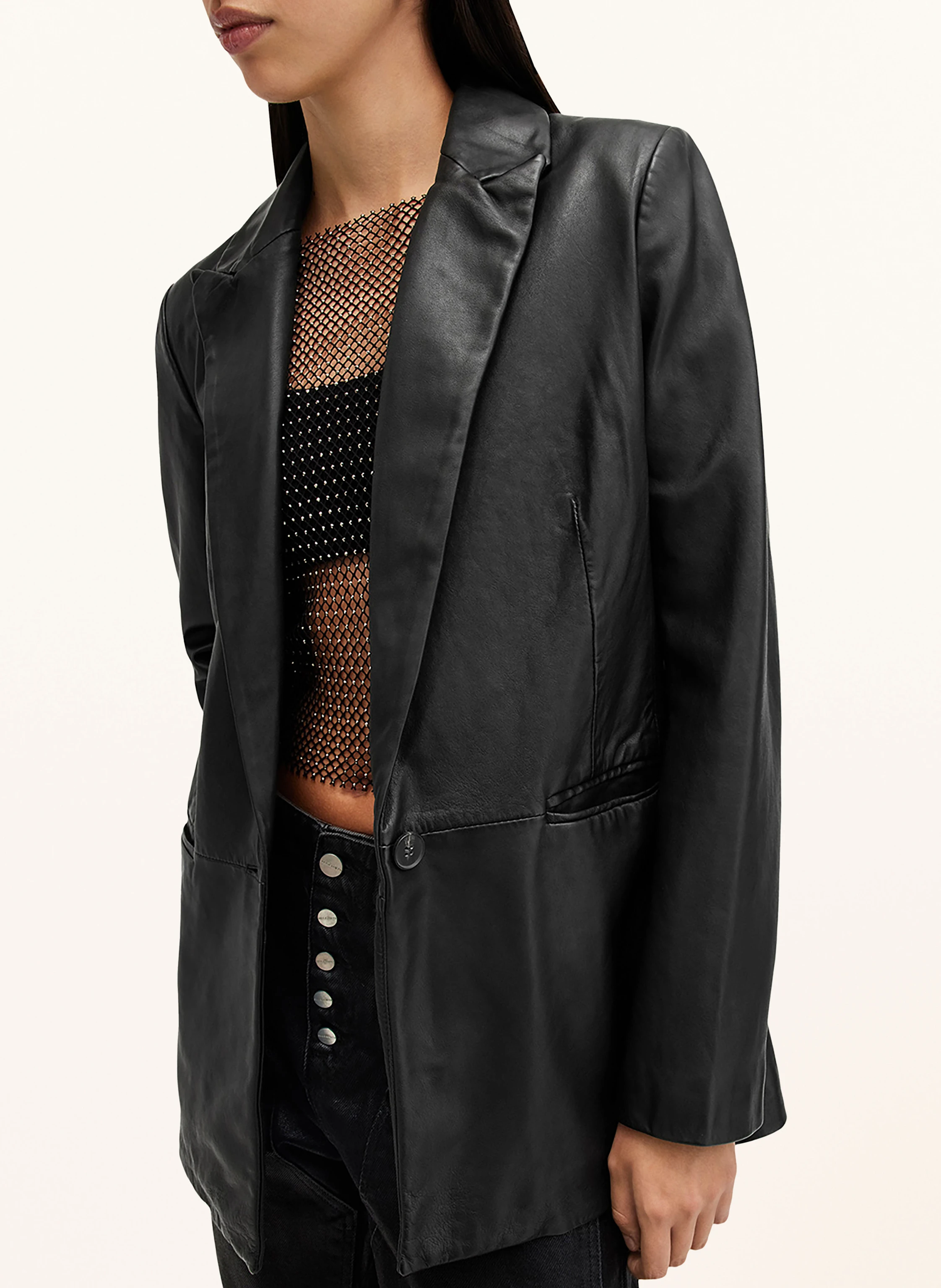 ALLSAINTS Lederblazer DERI