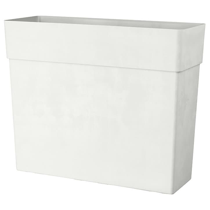 Bac à fleurs muret haut Like R Blanc 78cm Deroma