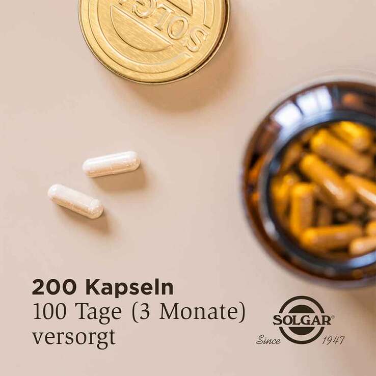 Solgar Flohsamenschalen 500 mg Kapseln, 200 St