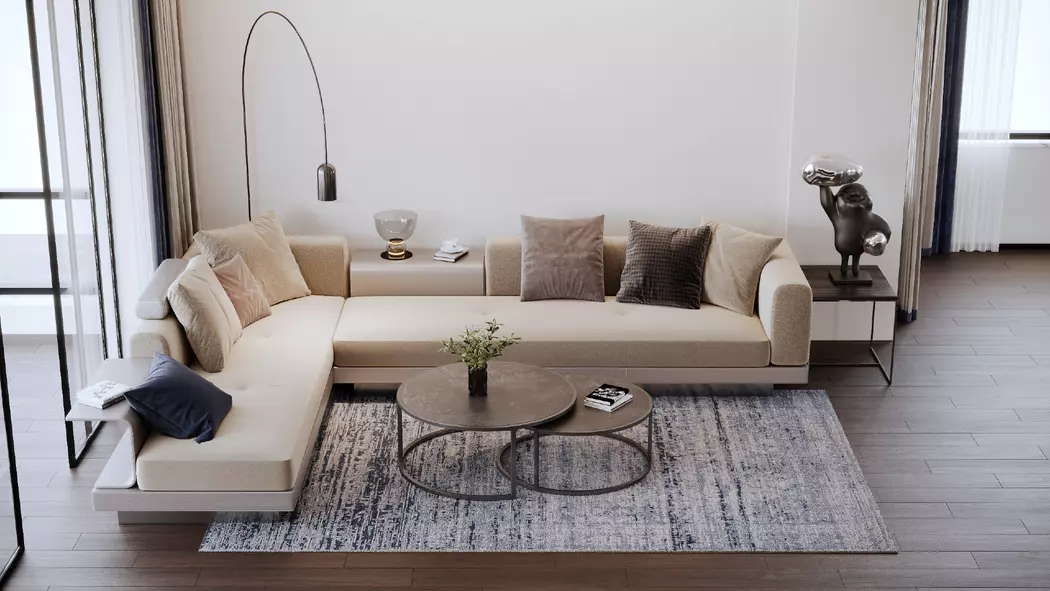 Webteppich Oslo Stone 240 x 305 cm
