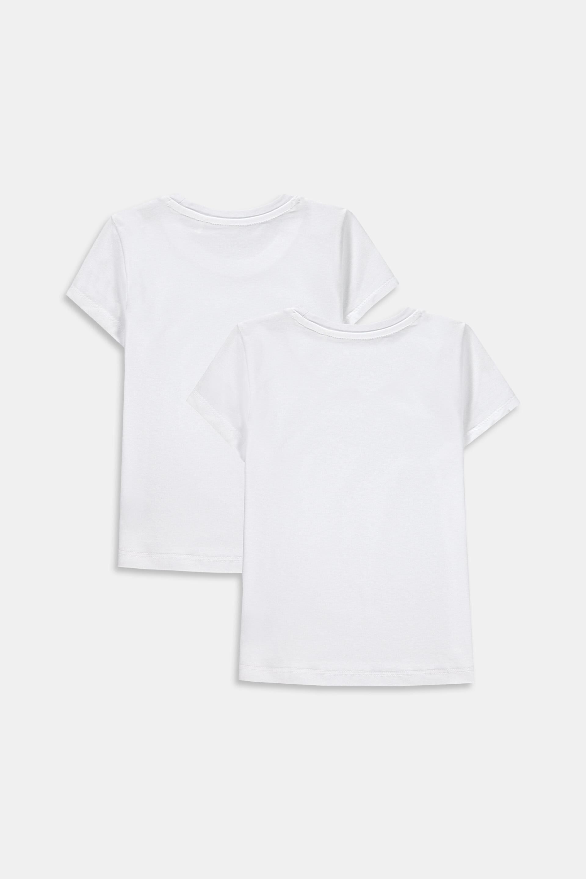 Lot de 2 t-shirts 100 % coton