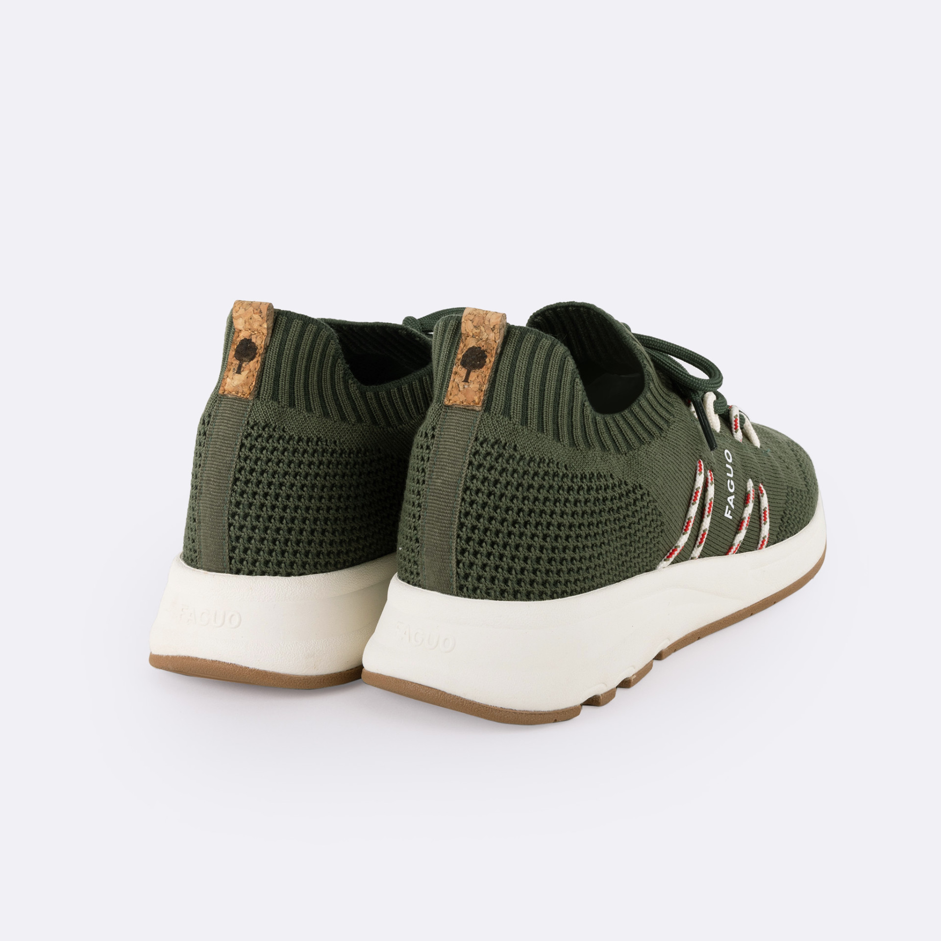 Runnings kaki vegan végan en tencel et phylon - modèle heartwood