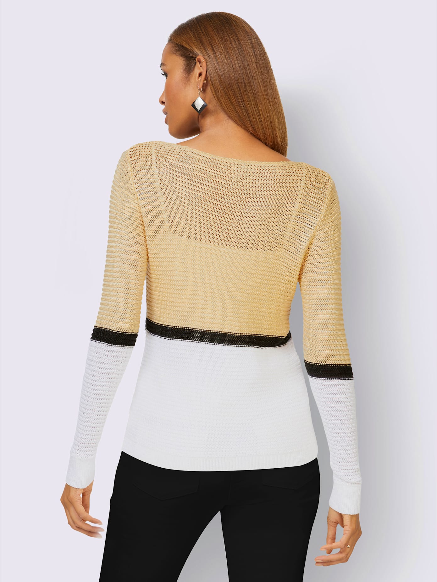 Pull encolure en u