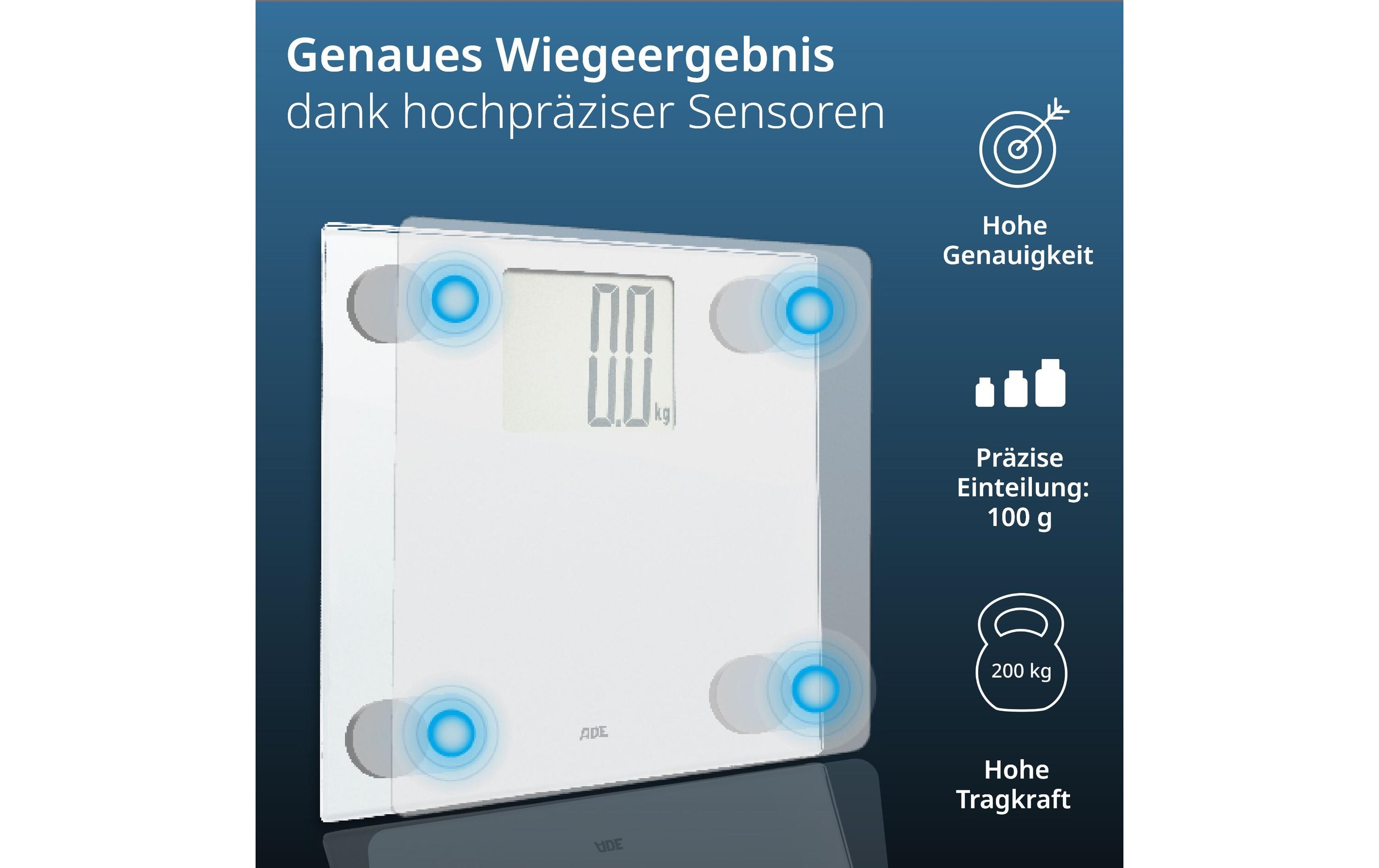 Personenwaage Katharina WeissDigitale Körperwaage mit XXL Display