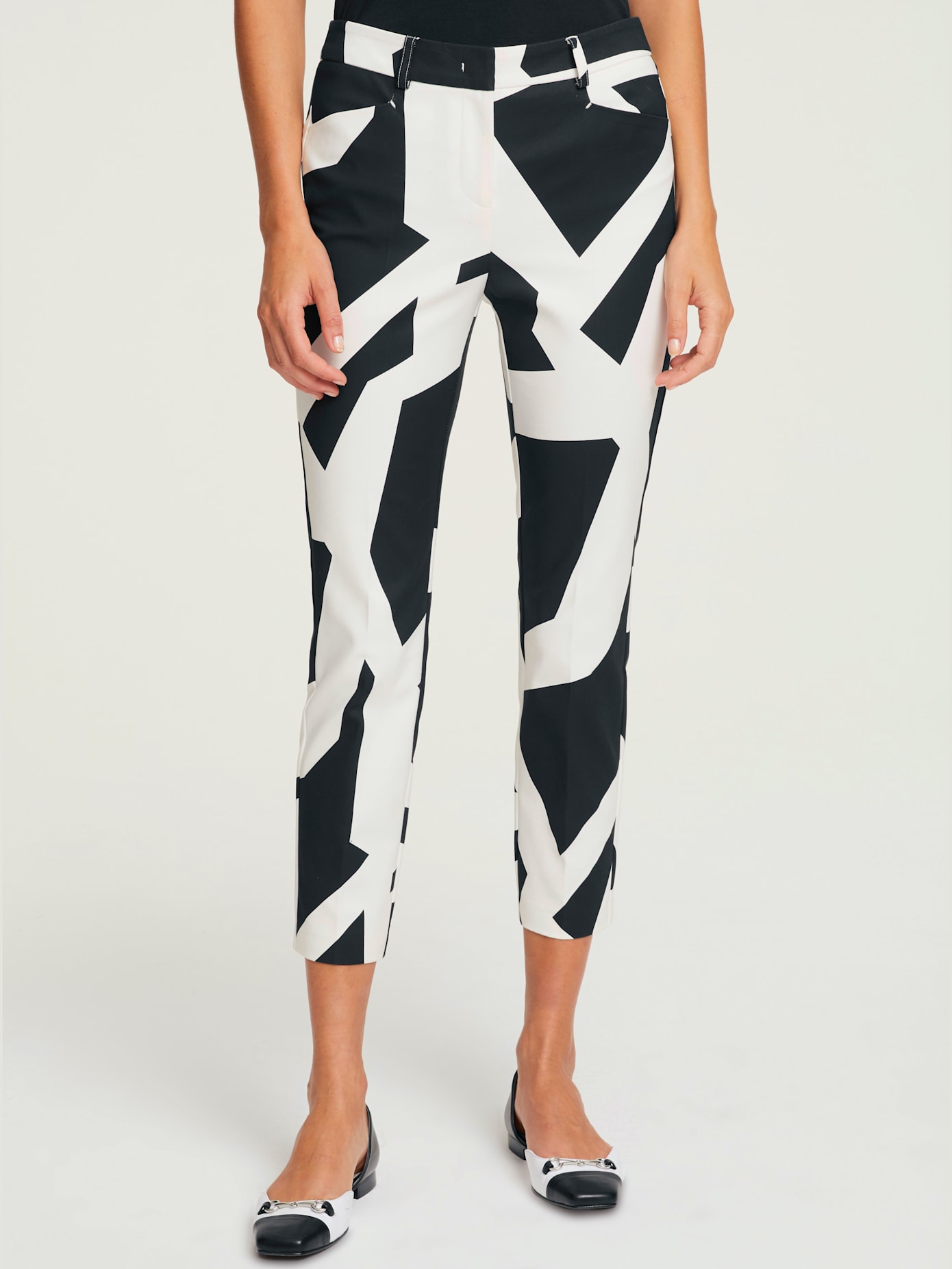 Pantalon imprimé coupe skinny