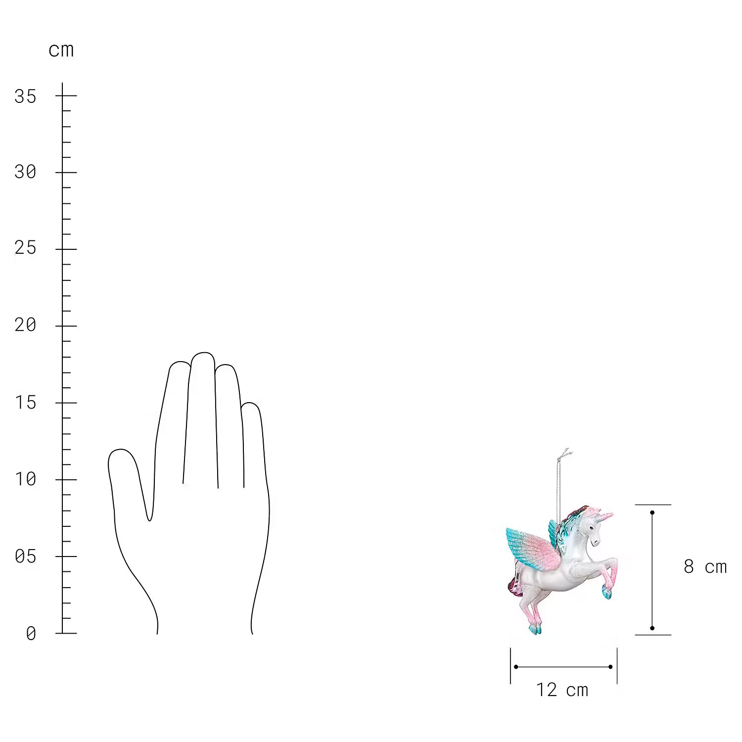 HANG ON Baumanhänger Einhorn