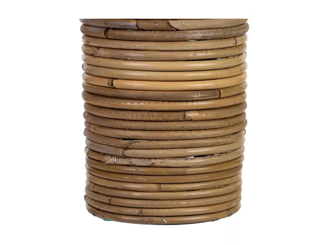 Vase en bambou 16x16x39h cm