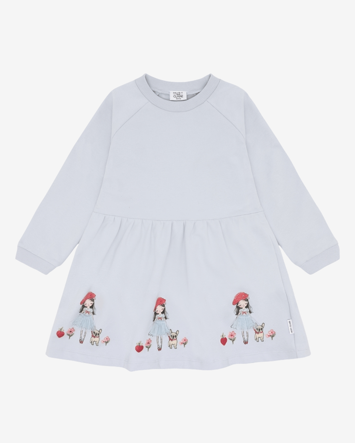 Kjole Barn med Print – 95% Bomull, 5% Elastan | HCDonna French Girl