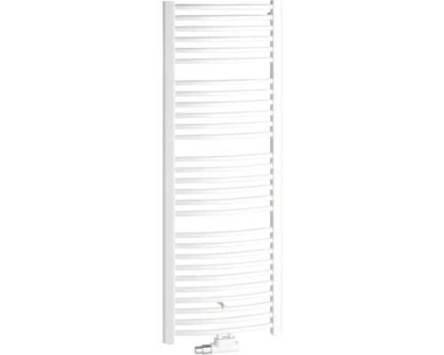 KERMI Designradiator Basic-50 R 1770 x 599 mm met gebogen buizen wit met middenaansluiting ER01M1800602XXK