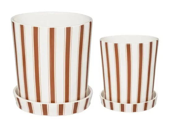 Lot de 2 Cache-Pots Design 