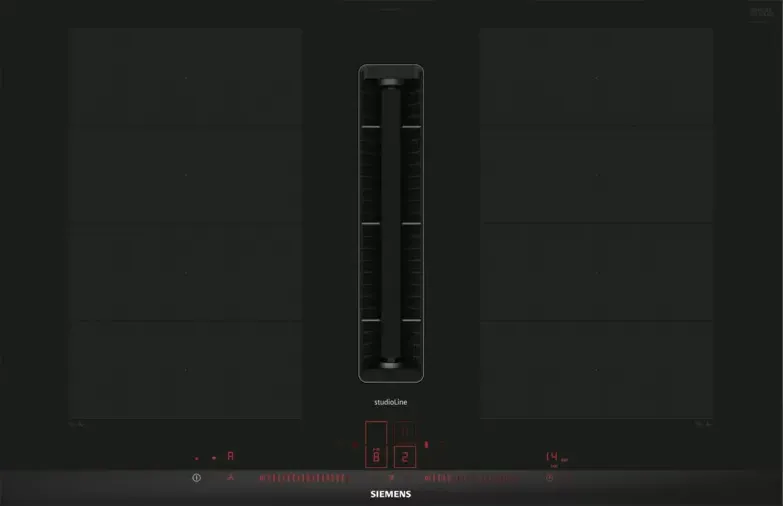 Siemens iQ700 EX877LX57E Studioline - Induktionskogeplade med indbygget emfang - 80 cm