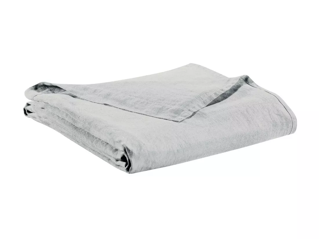 Drap plat stonewashed Zeff perle 240 x 300 cm Vivaraise