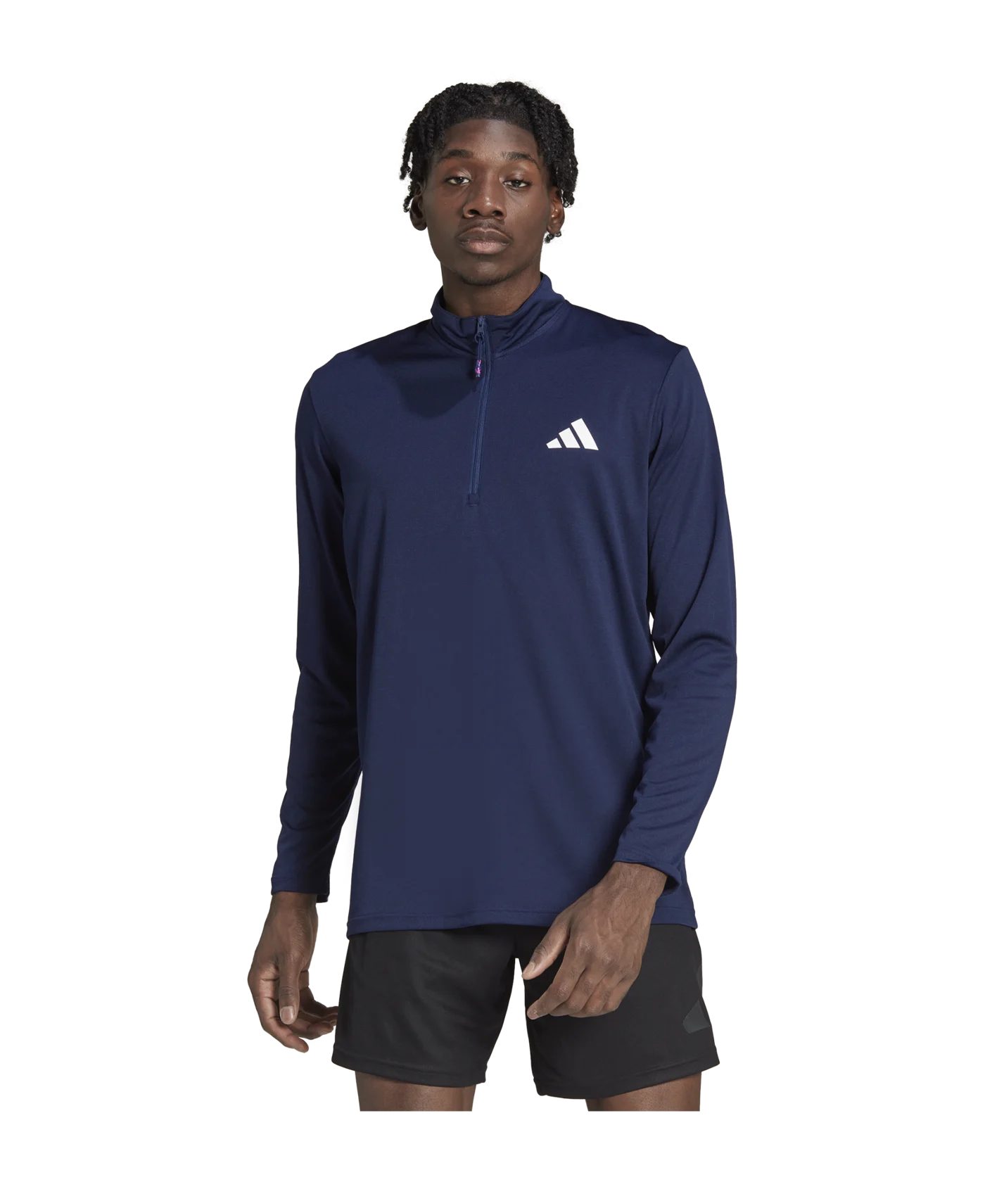 adidas Seasonal HalfZip Sweatshirt Blau Weiss
