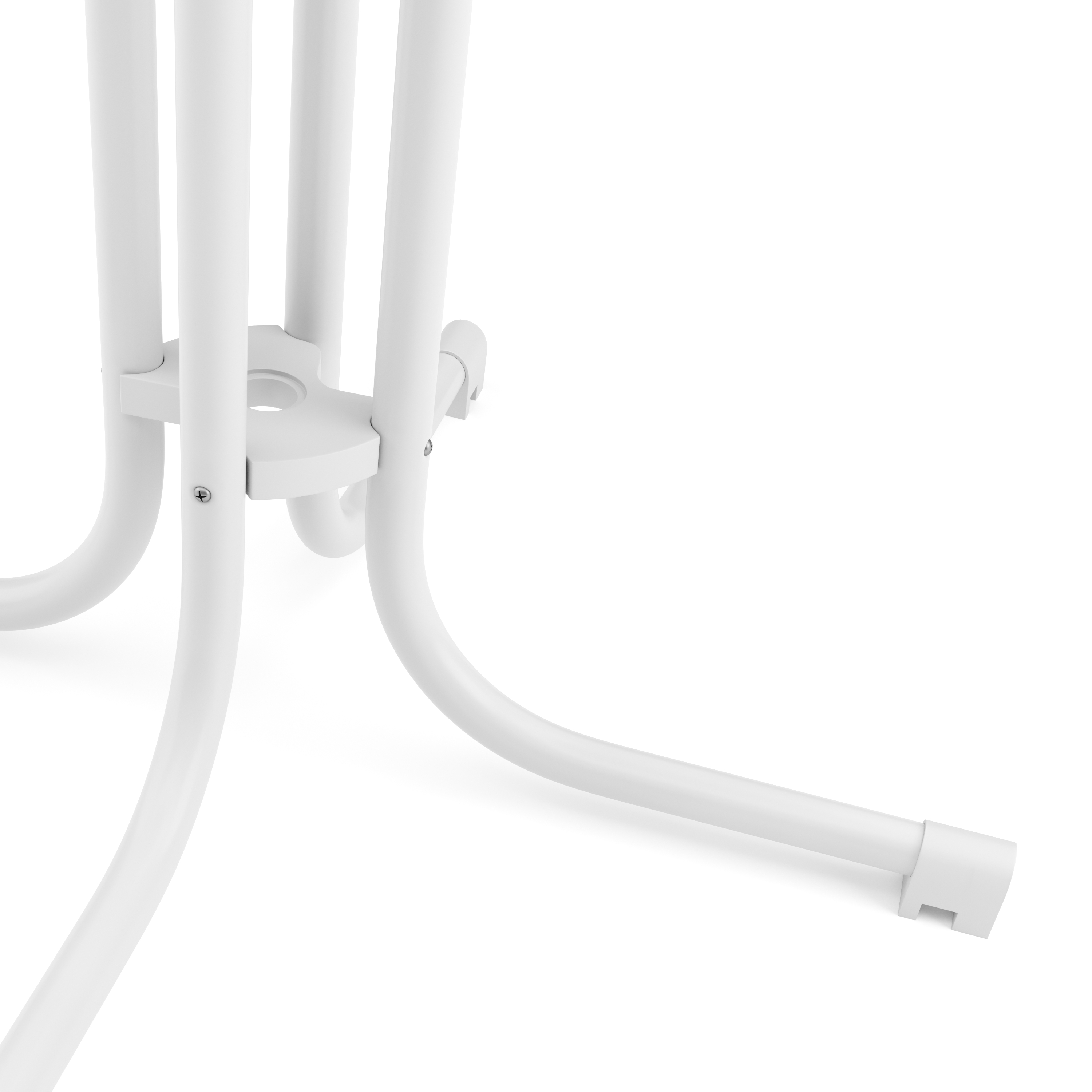 Bistrotisch Stehtisch MARTIN rund 70 x 110 cm weiss