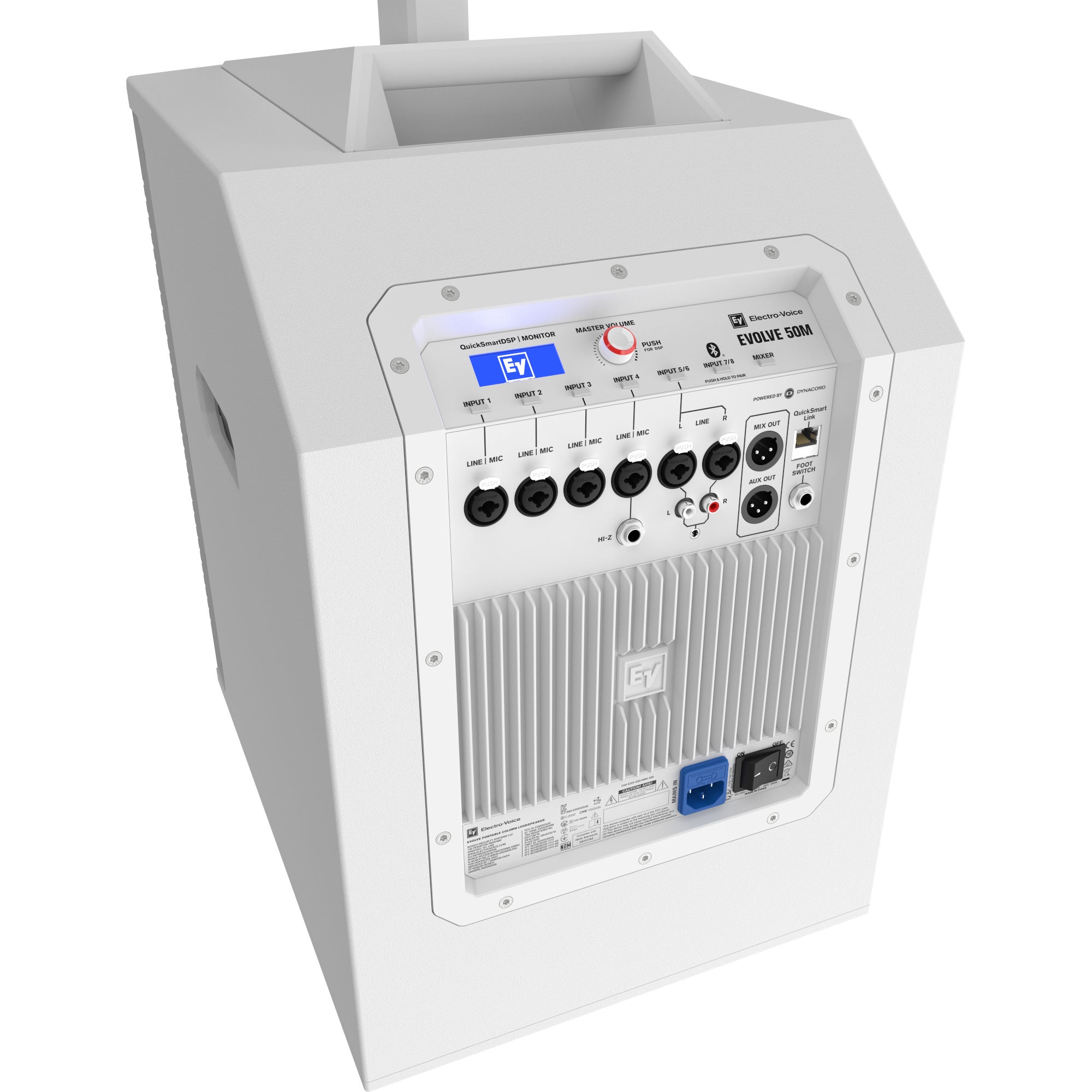Electro-Voice Evolve 50M White portable speaker-zuilsysteem