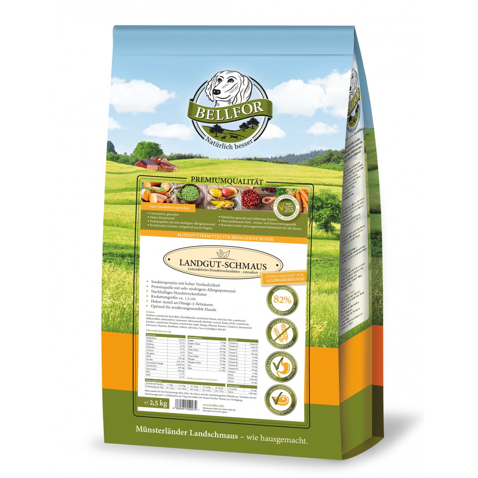 Bellfor Dalmatiner Futter Set für Hunde