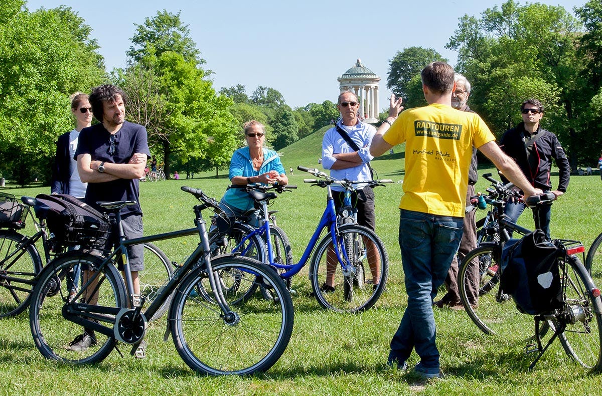 Stadtführung mit Fahrrad für 6 München