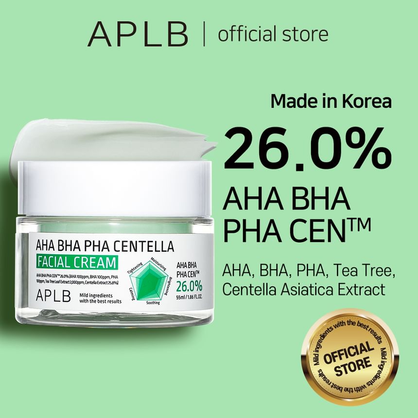 APLB - AHA BHA PHA Centella gezichtscrème