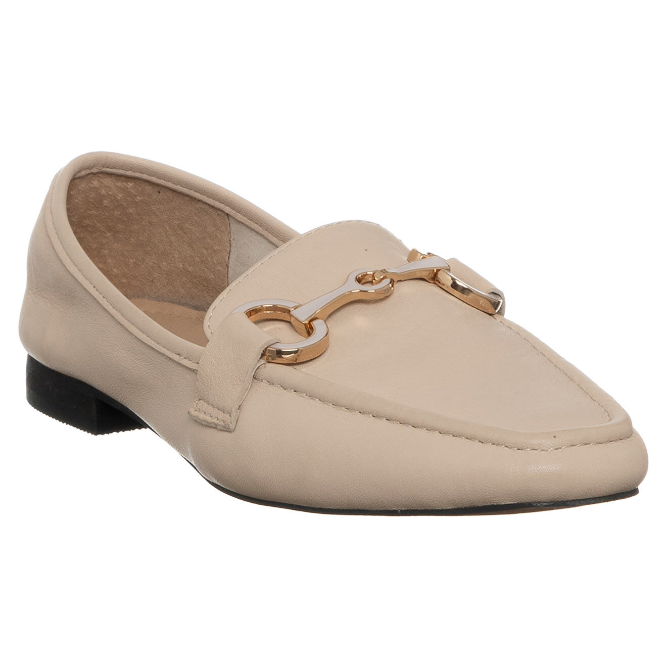 Loretta by Loretta Mocassins en Cuir Bérénice  beiges