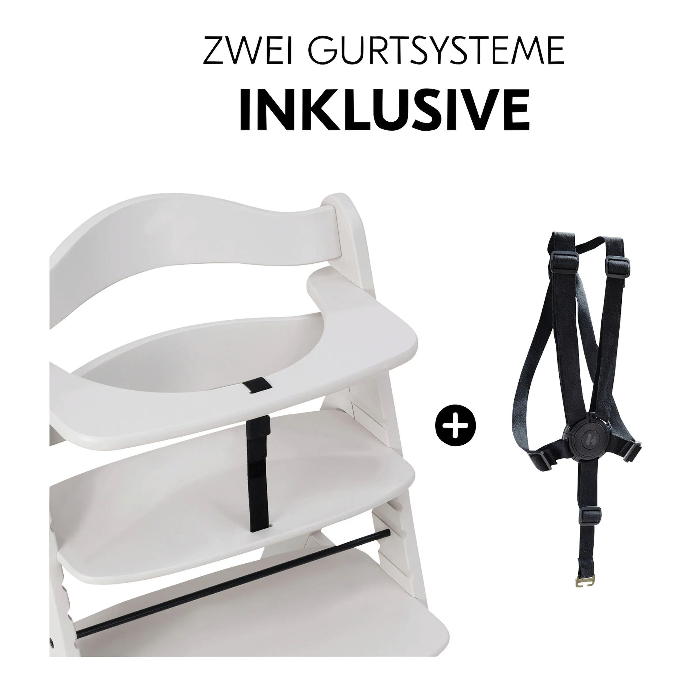 Hauck Hochstuhl Alpha + creme