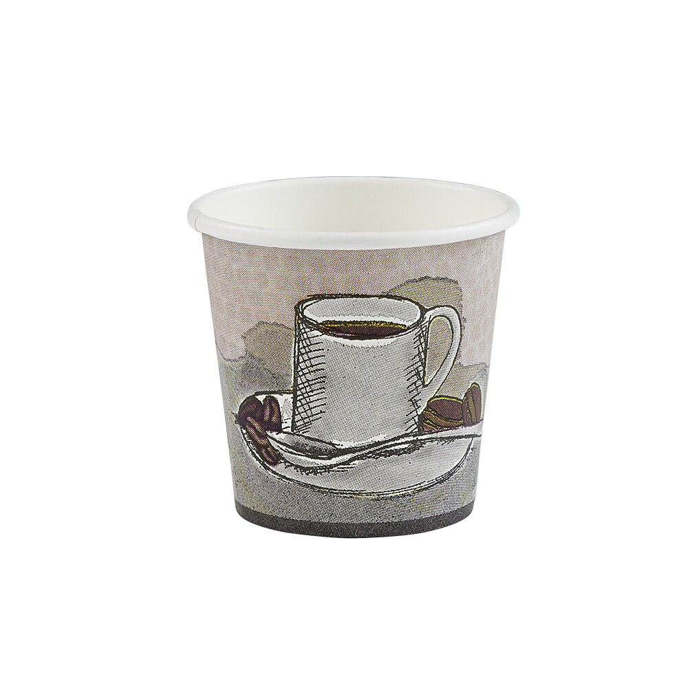 Gobelet à café en carton blanc crème 12 cl x20