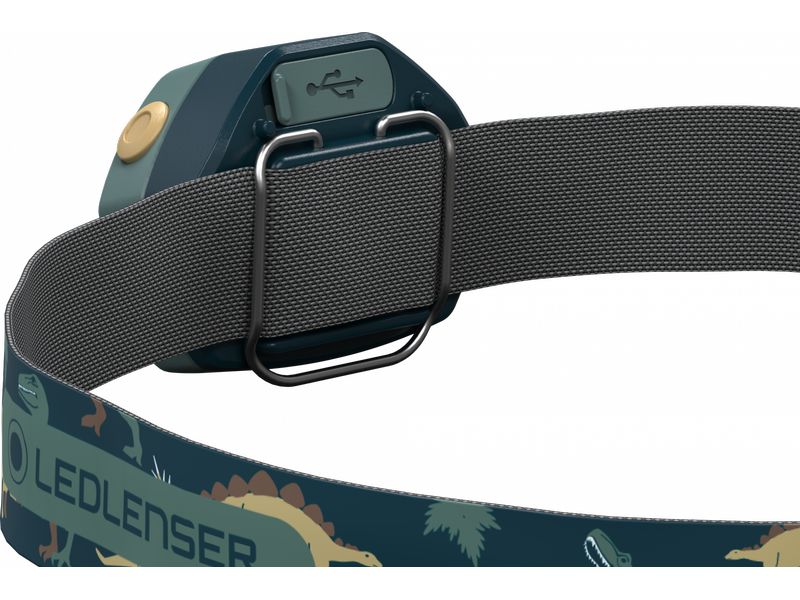 LED LENSER Stirnlampe Kidled 4R Grün Wiederaufladbare und leichte Kinderkopflampe